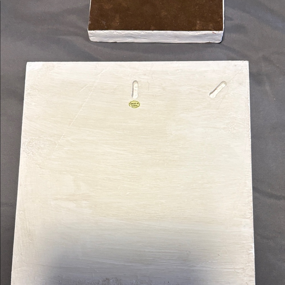 Southern Living At Home Distressed Cream Decorative Wall Plaques - Set of 2 - Picture 6 of 6